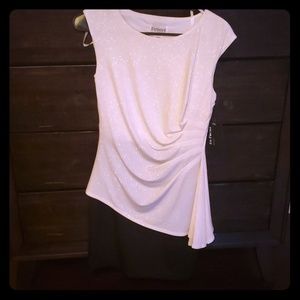 Whites, glitter dress!